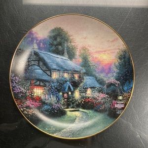 Thomas Kincaid Julianne’s Cottage Numbered Plate